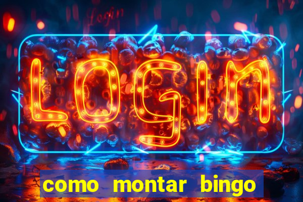 como montar bingo brinquedos toia