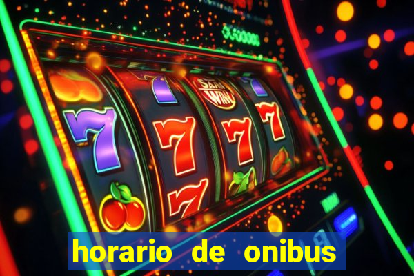 horario de onibus santos dumont x juiz de fora