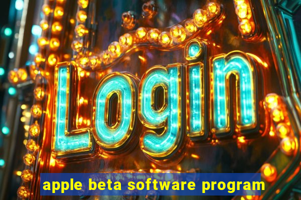 apple beta software program