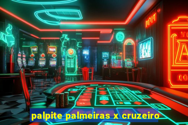 palpite palmeiras x cruzeiro