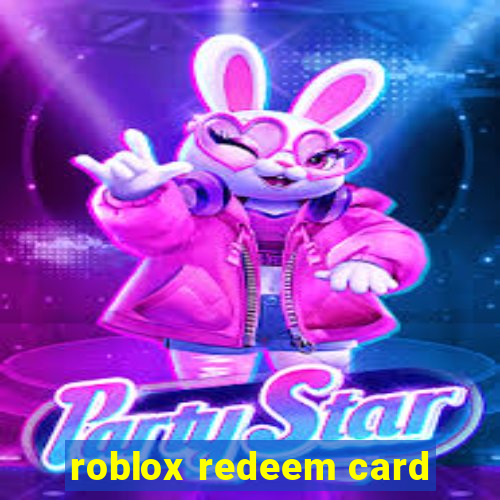 roblox redeem card