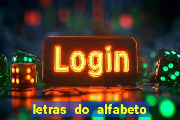 letras do alfabeto personalizadas para imprimir