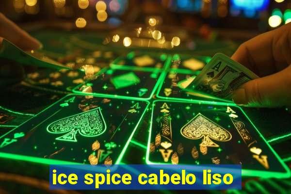 ice spice cabelo liso