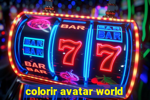 colorir avatar world