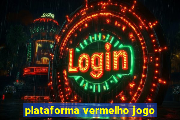 plataforma vermelho jogo